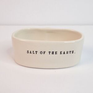 Rae Dunn by Magenta Salt of the Earth Ceramic Salt Cellar - No Spoon